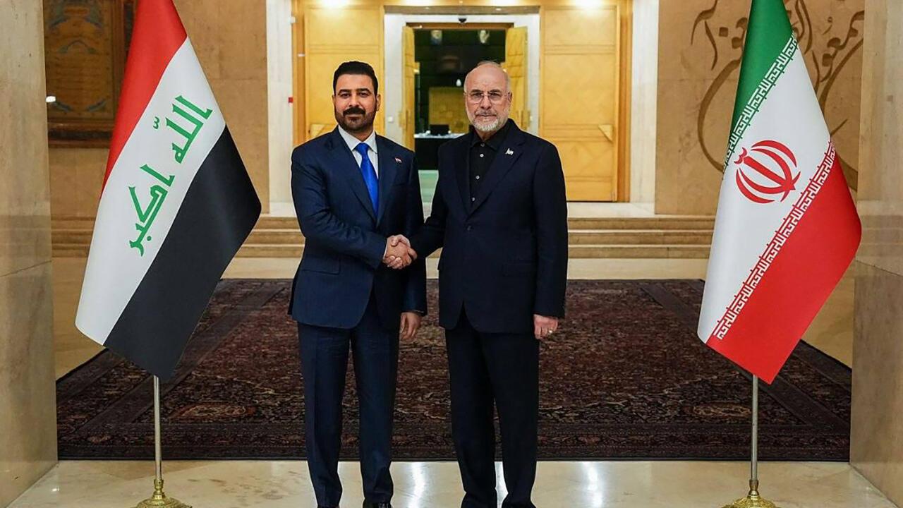 Iranian Parliament Speaker Mohammad Bagher Ghalibaf Meets Iraqi President Nizar Amedi in Baghdad Talks