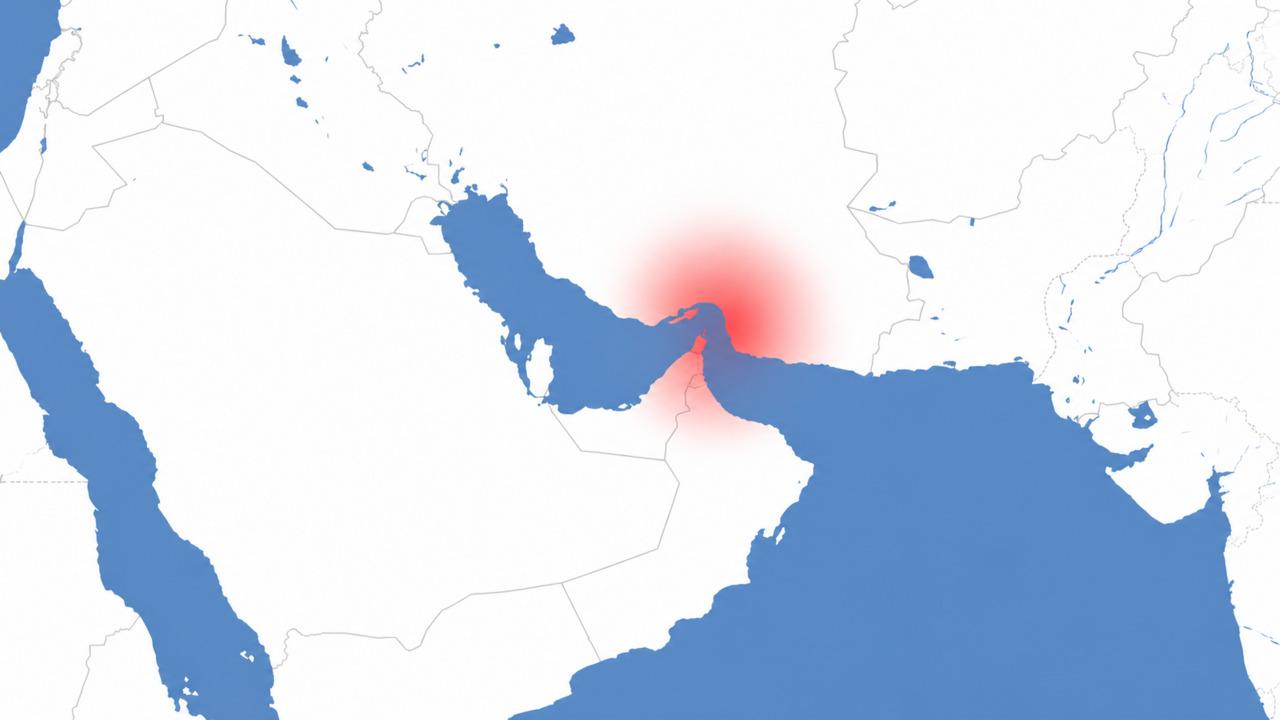 Trump Posts Map Labeling Strait of Hormuz ‘New U.S. Territory’ After Iran Missile Strikes