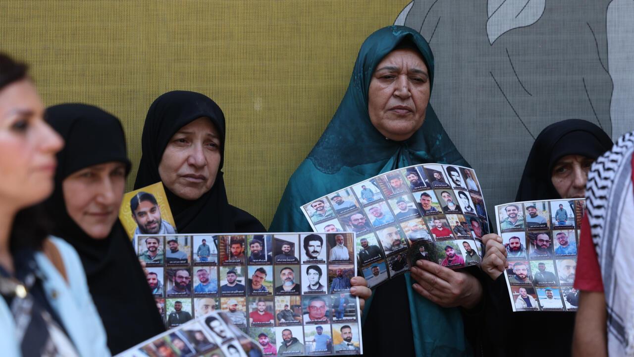Lebanese Families Rally at Red Cross in Beirut to Demand Israel Information on Seized Loved Ones