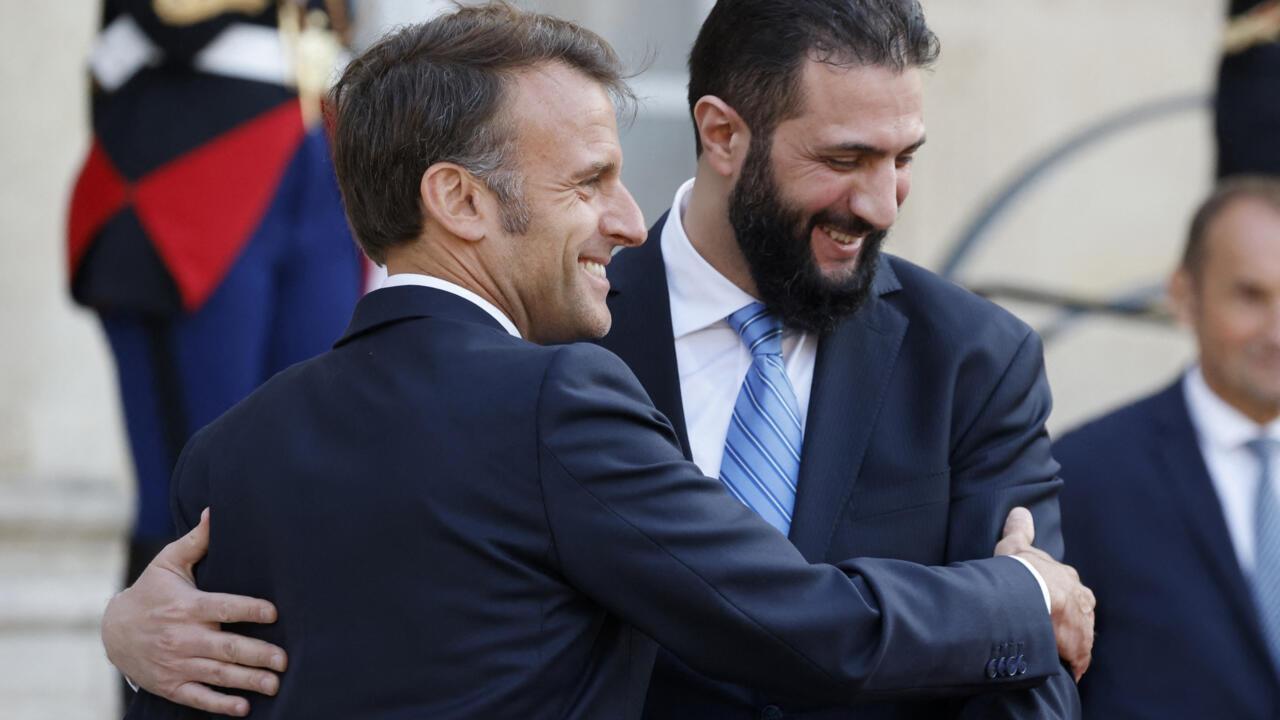 Emmanuel Macron Arrives In Syria For Talks With President Ahmed Al-Sharaa Ahead Of NATO Summit