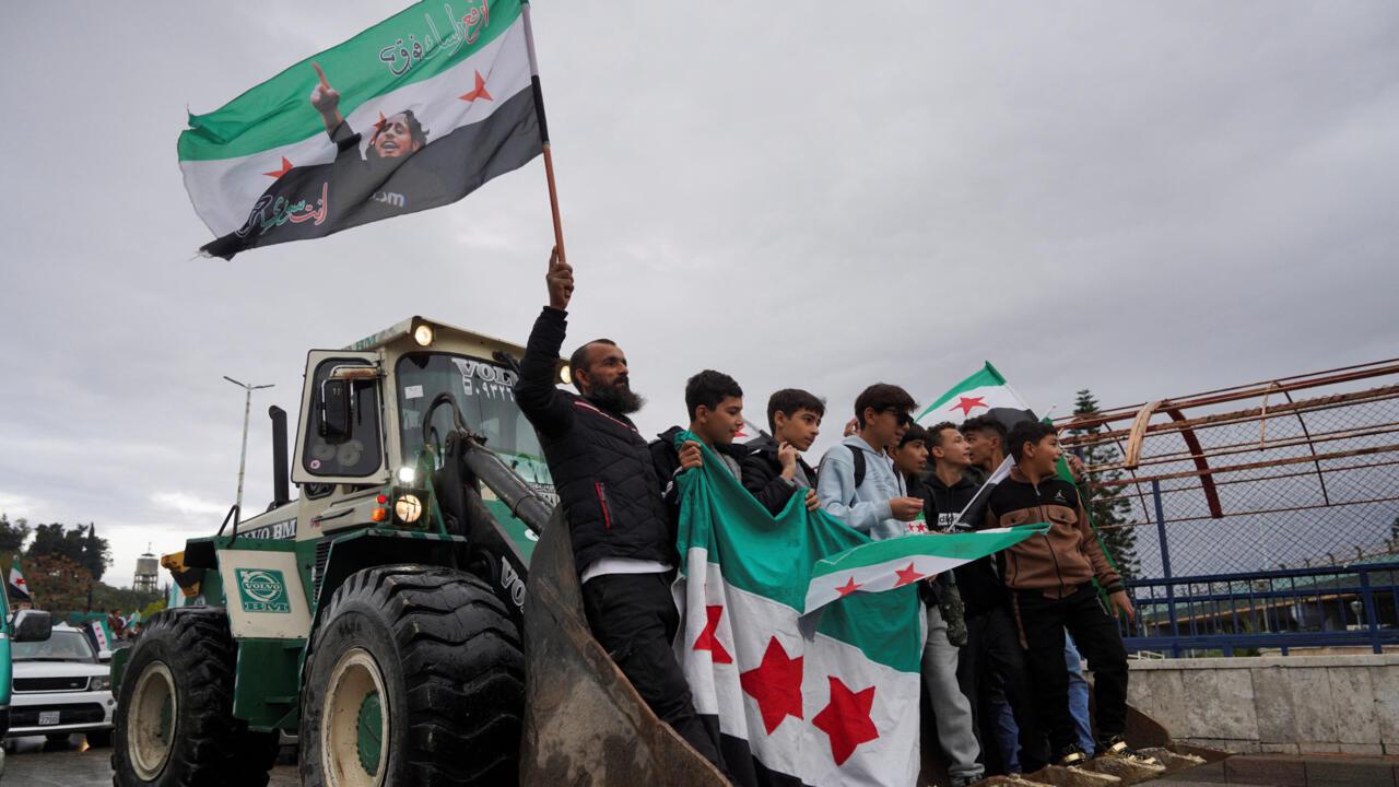 Syrians Protest in Damascus, Demanding Accountability for Bashar al-Assad Supporters