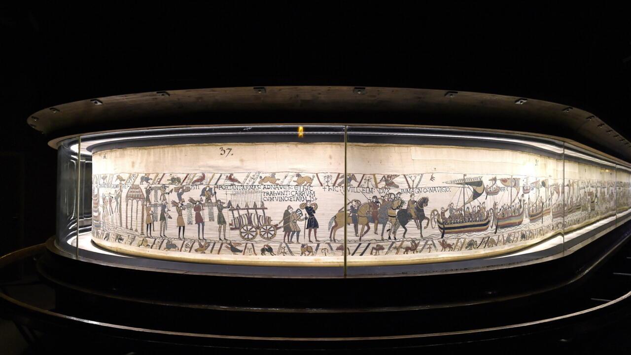 Bayeux Tapestry Returns to England, Arriving at British Museum in London After Overnight Transfer