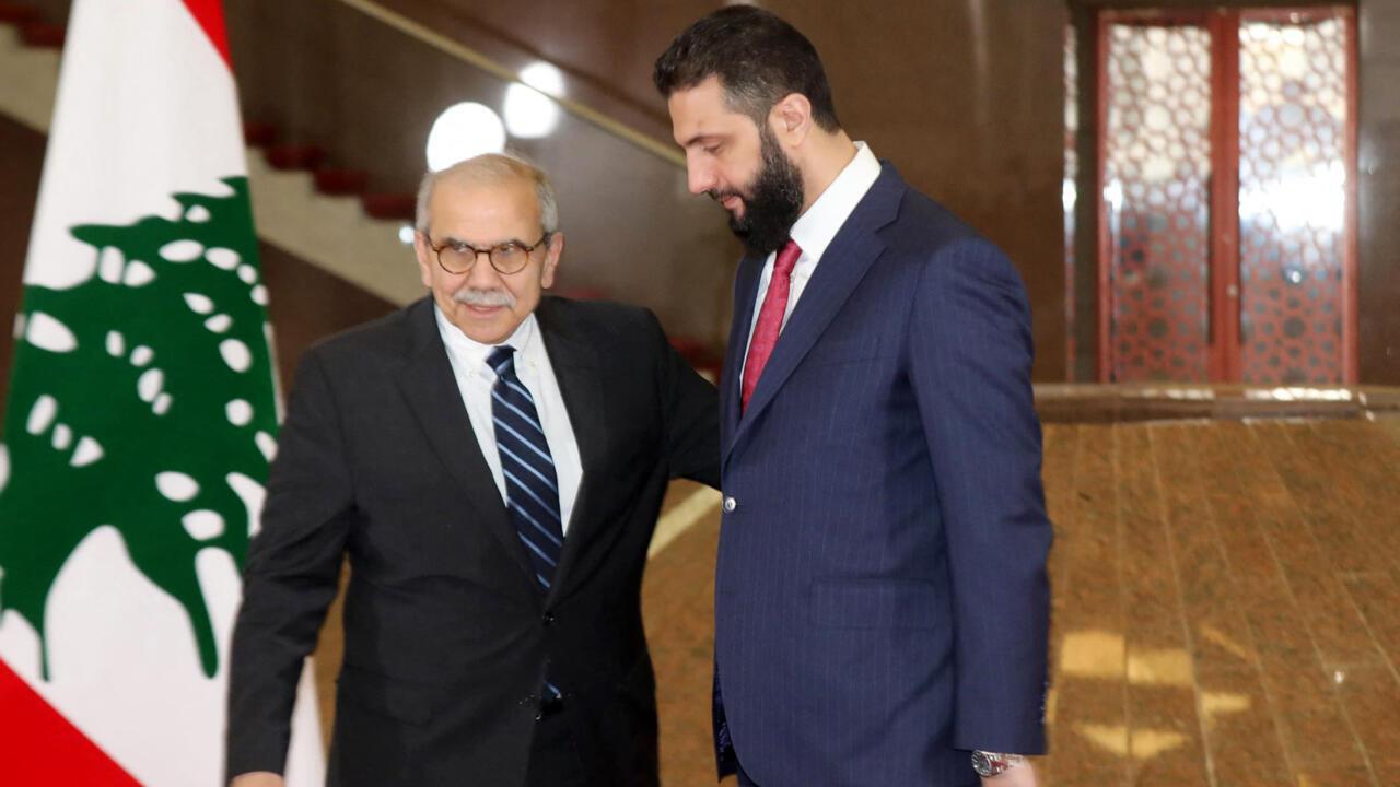 Nawaf Salam Meets Ahmed al-Sharaa in Damascus, Says Significant Progress on Security and Transport