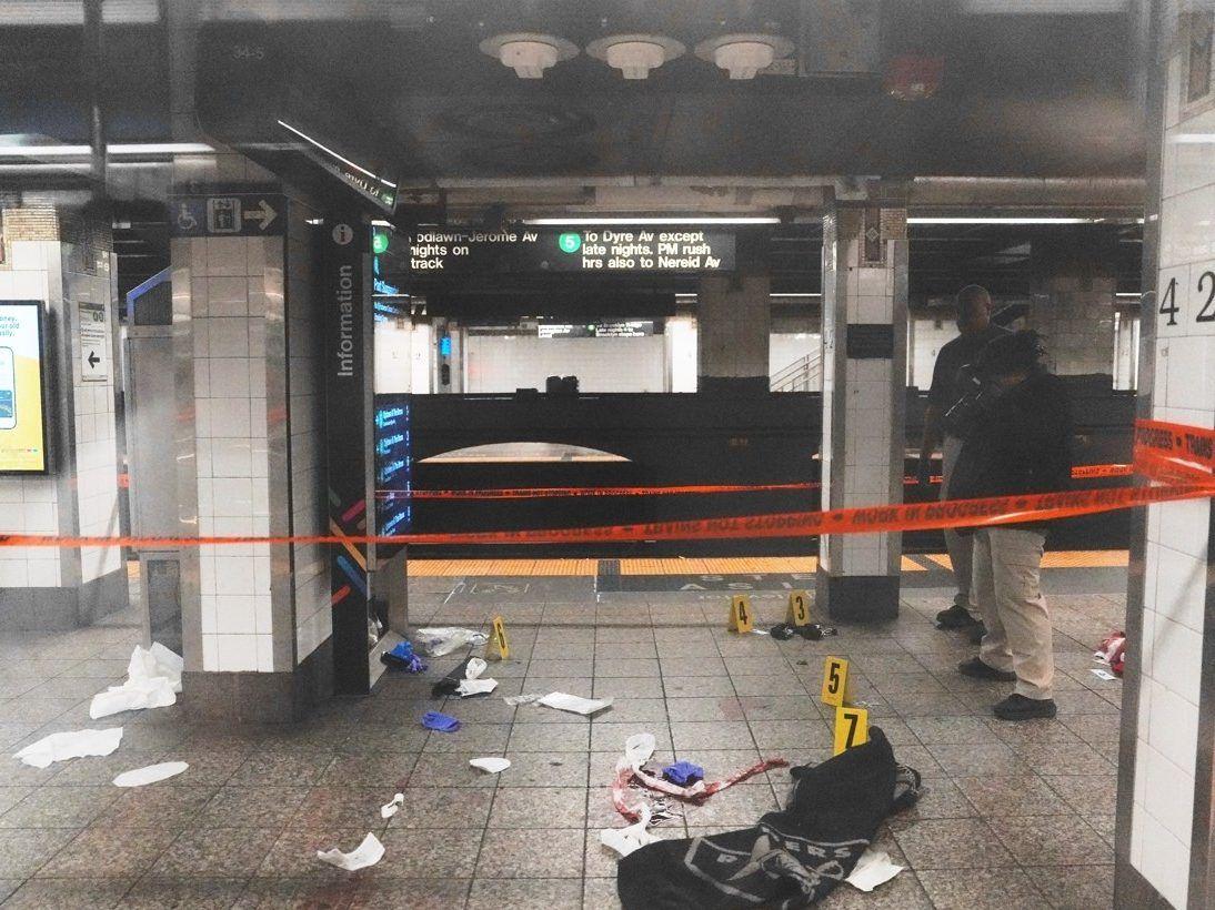 Anthony Griffin Slashes Three Elderly at Grand Central Before Police Kill Him