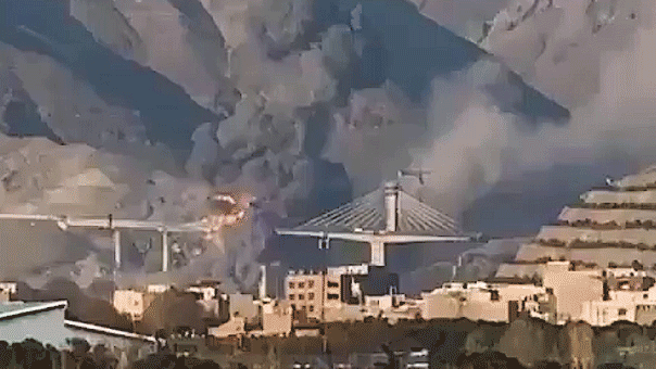 US-Israeli Strikes Destroy Iran's Tallest B1 Bridge in Karaj