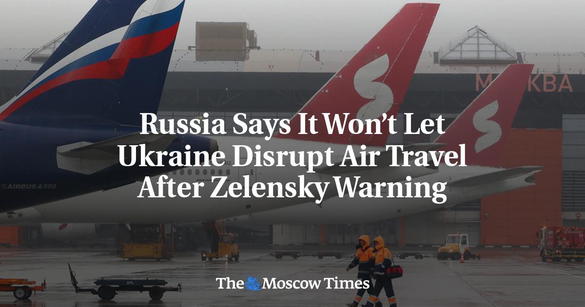 Zelenskyy Warns Airlines To Avoid Russian Airspace As Drones Expand