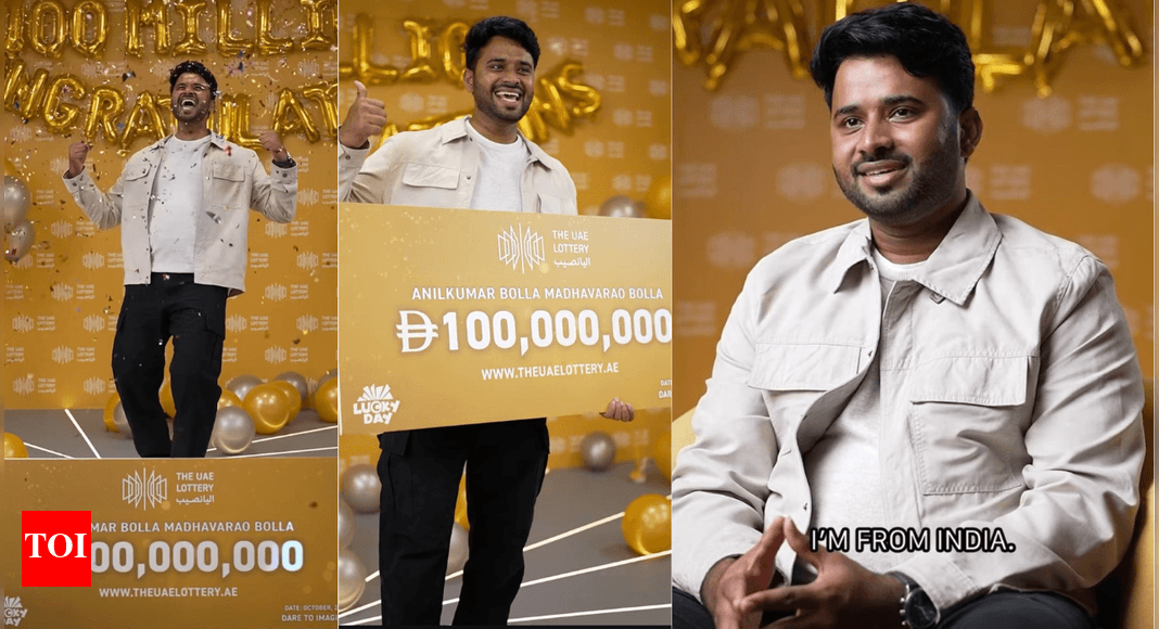 Indian Expat Anilkumar Bolla Wins Record Dh100 Million UAE Lottery Jackpot