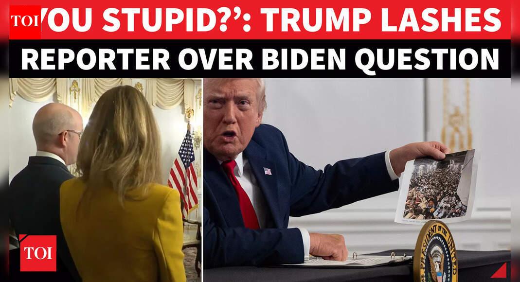 Donald Trump Calls CBS Reporter 'Stupid Person' After Question on National Guard Shooting