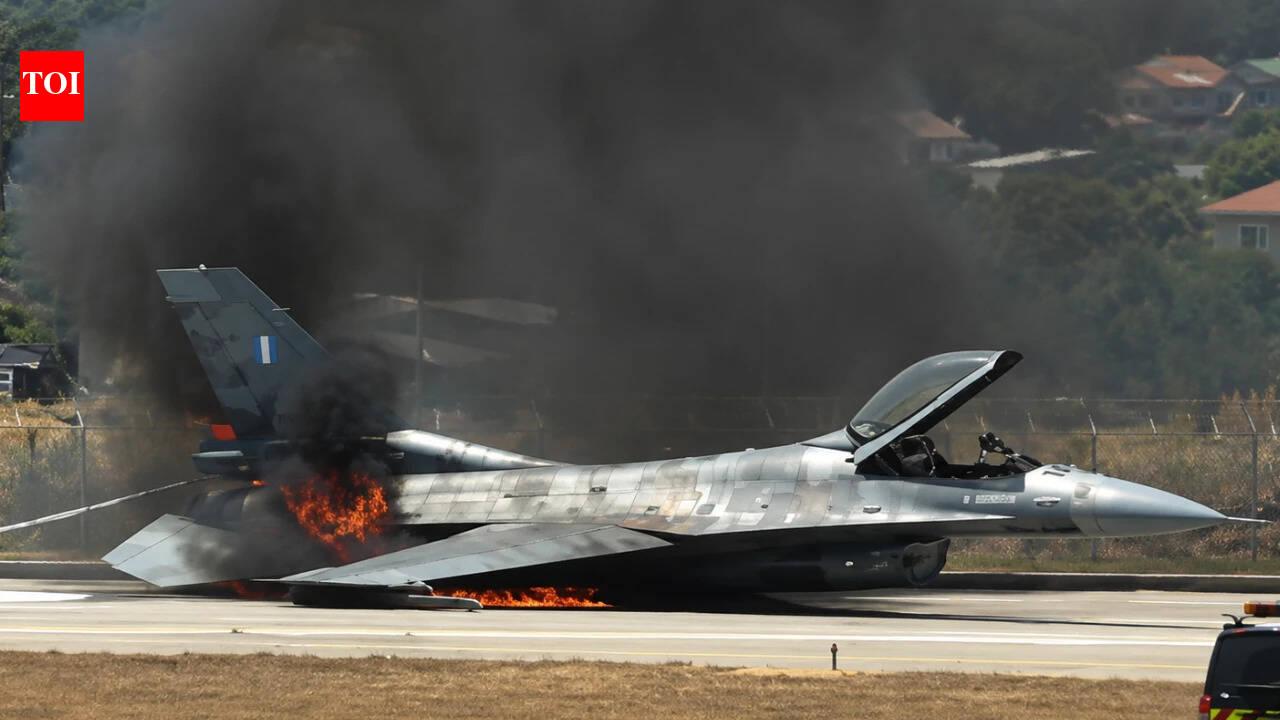 Hellenic Air Force F-16 Makes Emergency Landing at Zakynthos Airport After Technical Fault