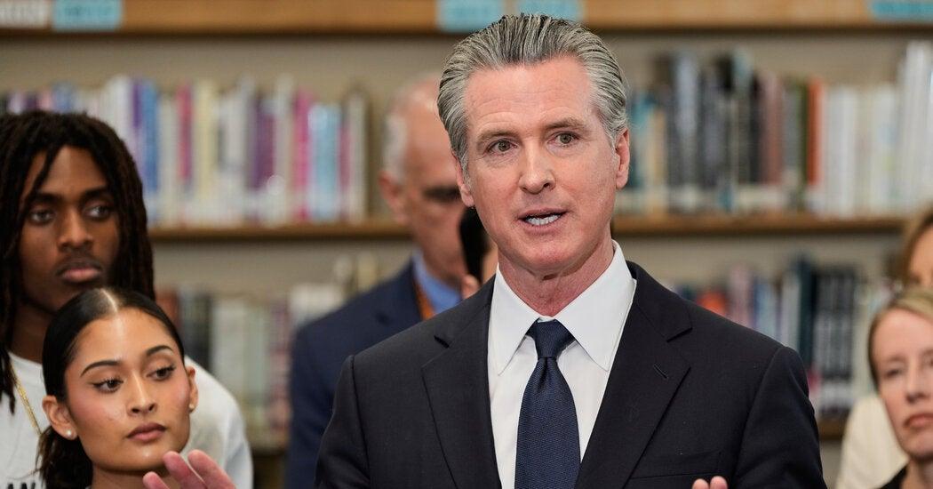 Newsom says he regrets using 'apartheid' to describe Israel.