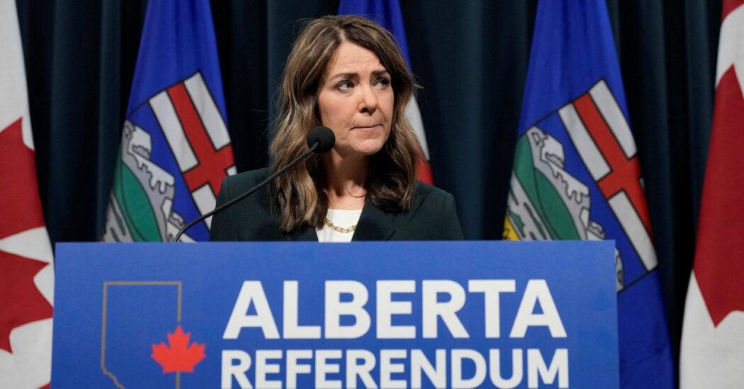 Alberta Premier Danielle Smith Announces October Vote on Secession From Canada