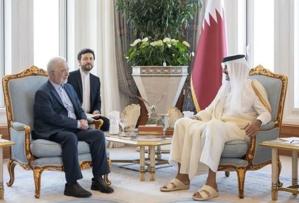 Iranian Interior Minister Iskandar Momeni Meets Qatar Emir Sheikh Tamim In Doha