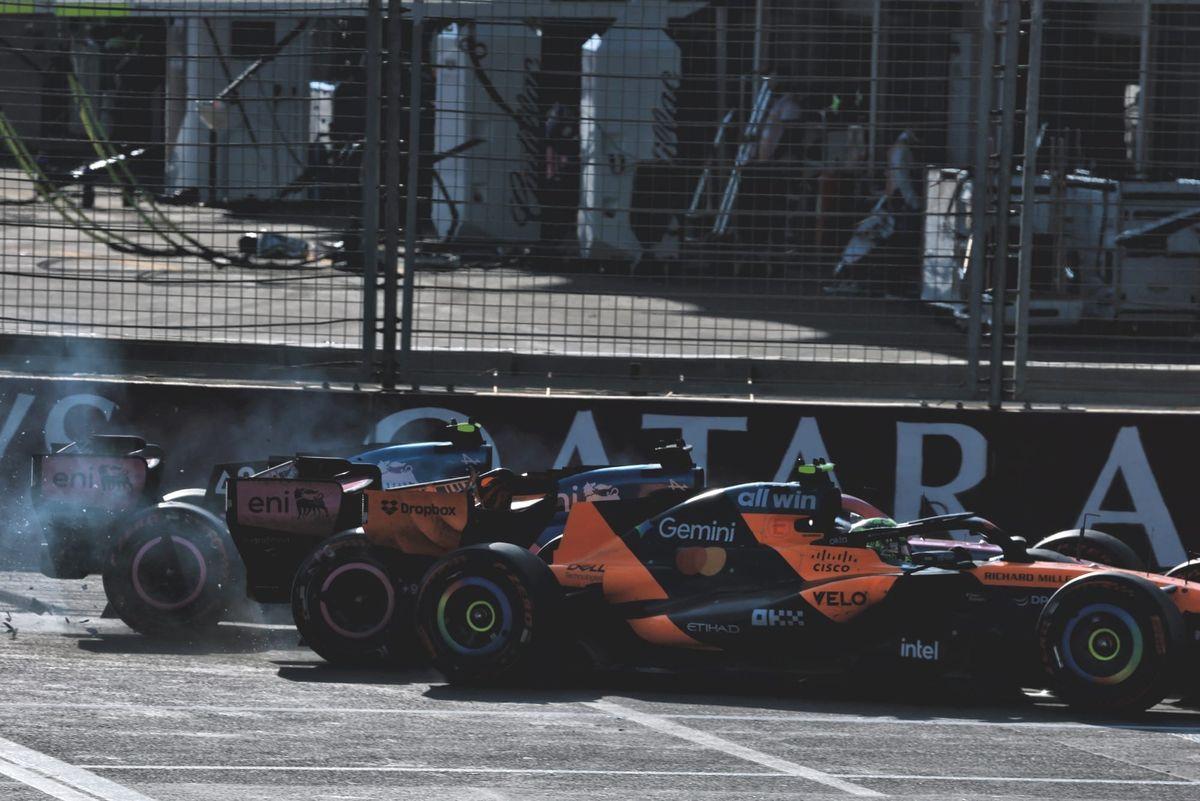 Lando Norris Calls For Franco Colapinto Ban After Azerbaijan Grand Prix Crash