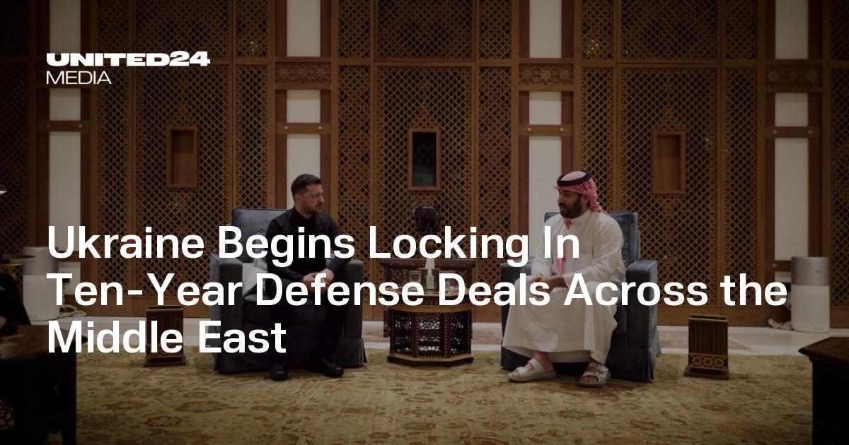 Ukraine Signs 10-Year Defense Pacts With Saudi Arabia, Qatar To Export Drone-Defense Know-How