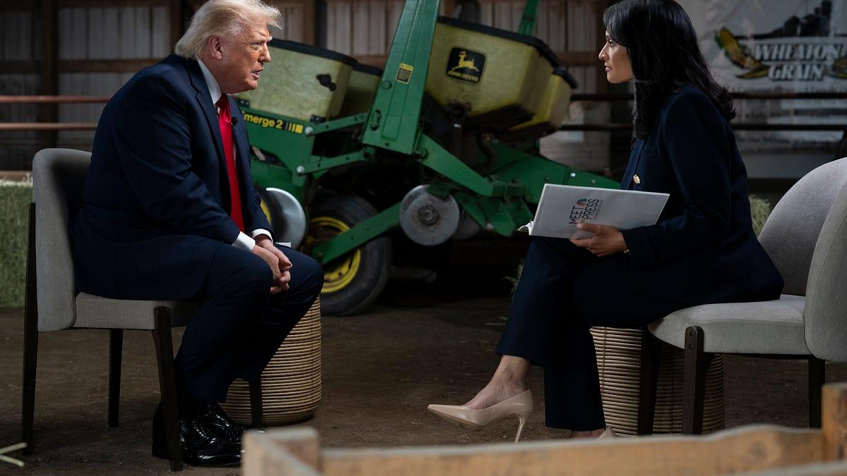Donald Trump Walks Out After Kristen Welker Presses Him on California Rigging Evidence