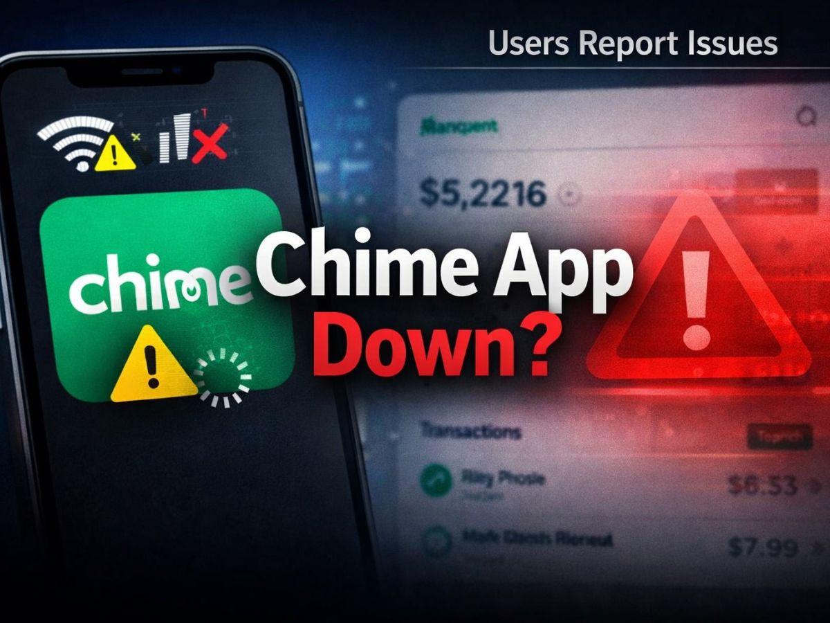 Hundreds of Chime users report a mobile banking outage with login failures and frozen screens