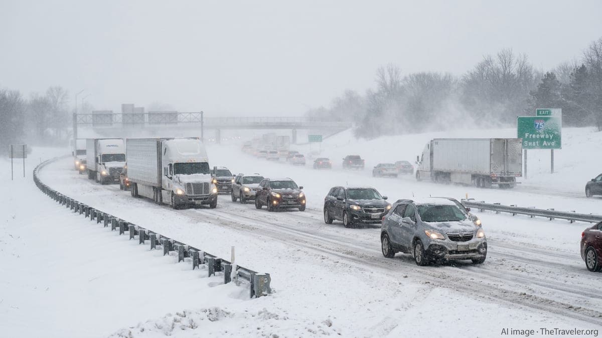 Blizzard Paralyzes Michigan, Trapping Travelers in Life-Threatening Cold