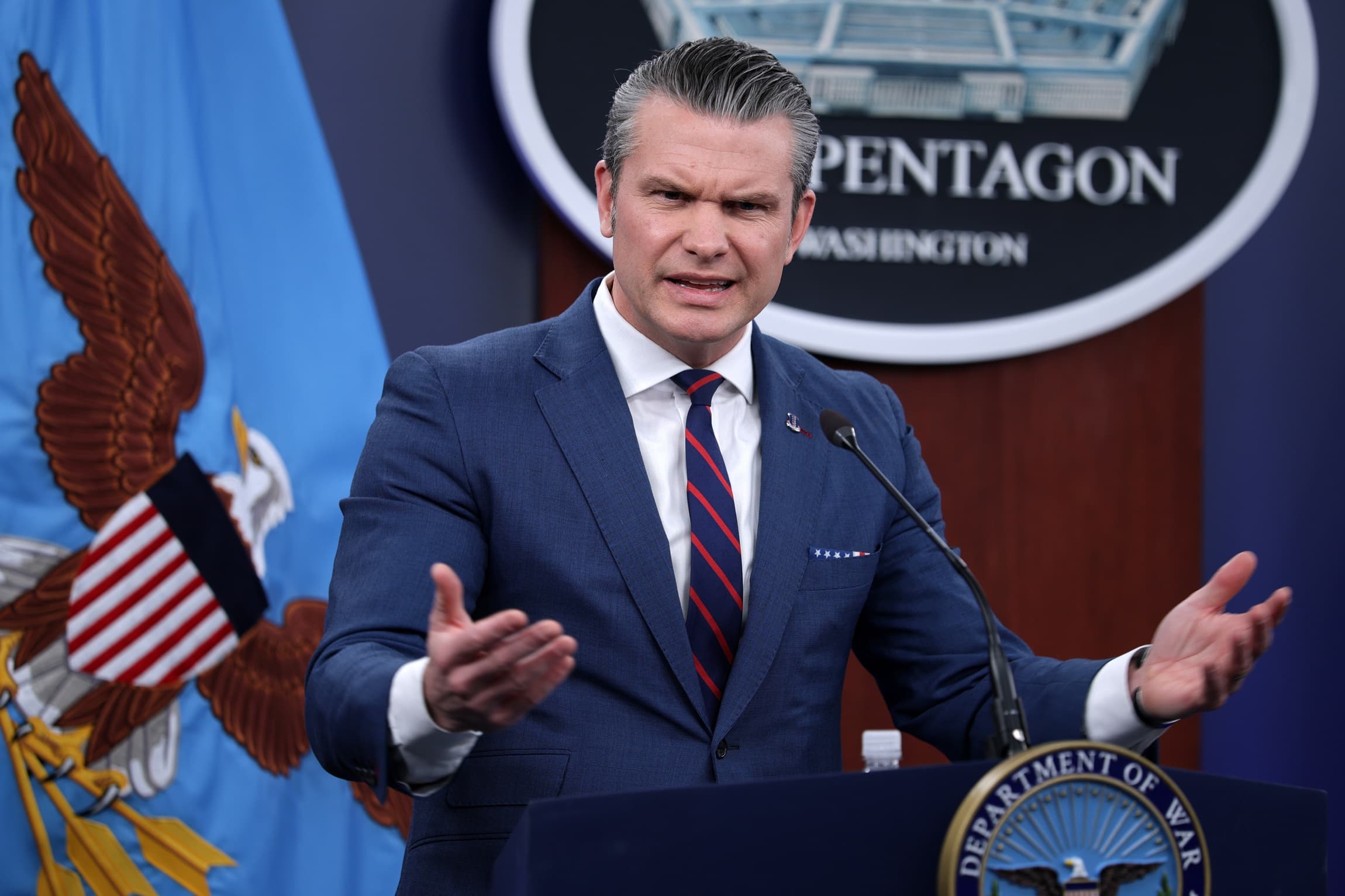 Secretary of Defense Pete Hegseth Demands 'Patriotic Press' to Defend Trump Administration's Unauthorized Iran War