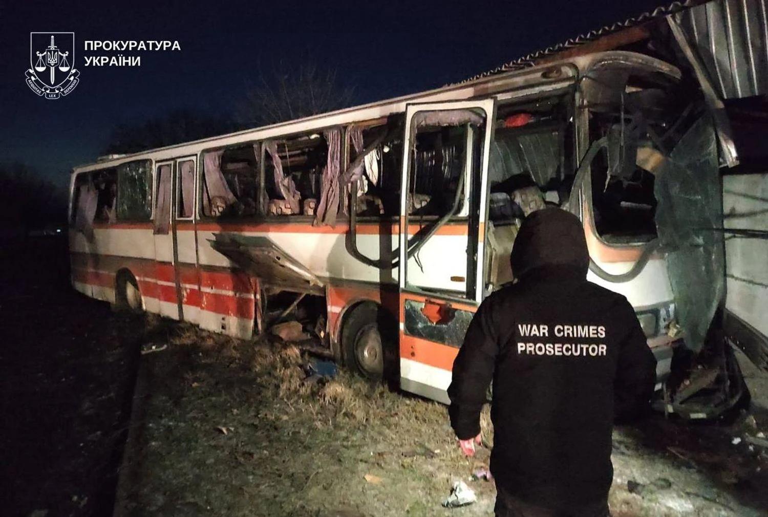 Russia Strikes Bus Carrying Miners in Dnipropetrovsk, Kills at Least 12