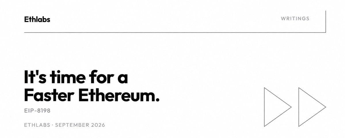 Ethereum Institutional Backs Ethlabs’ EIP-8198 To Cut Ethereum Block Times To 10 Seconds