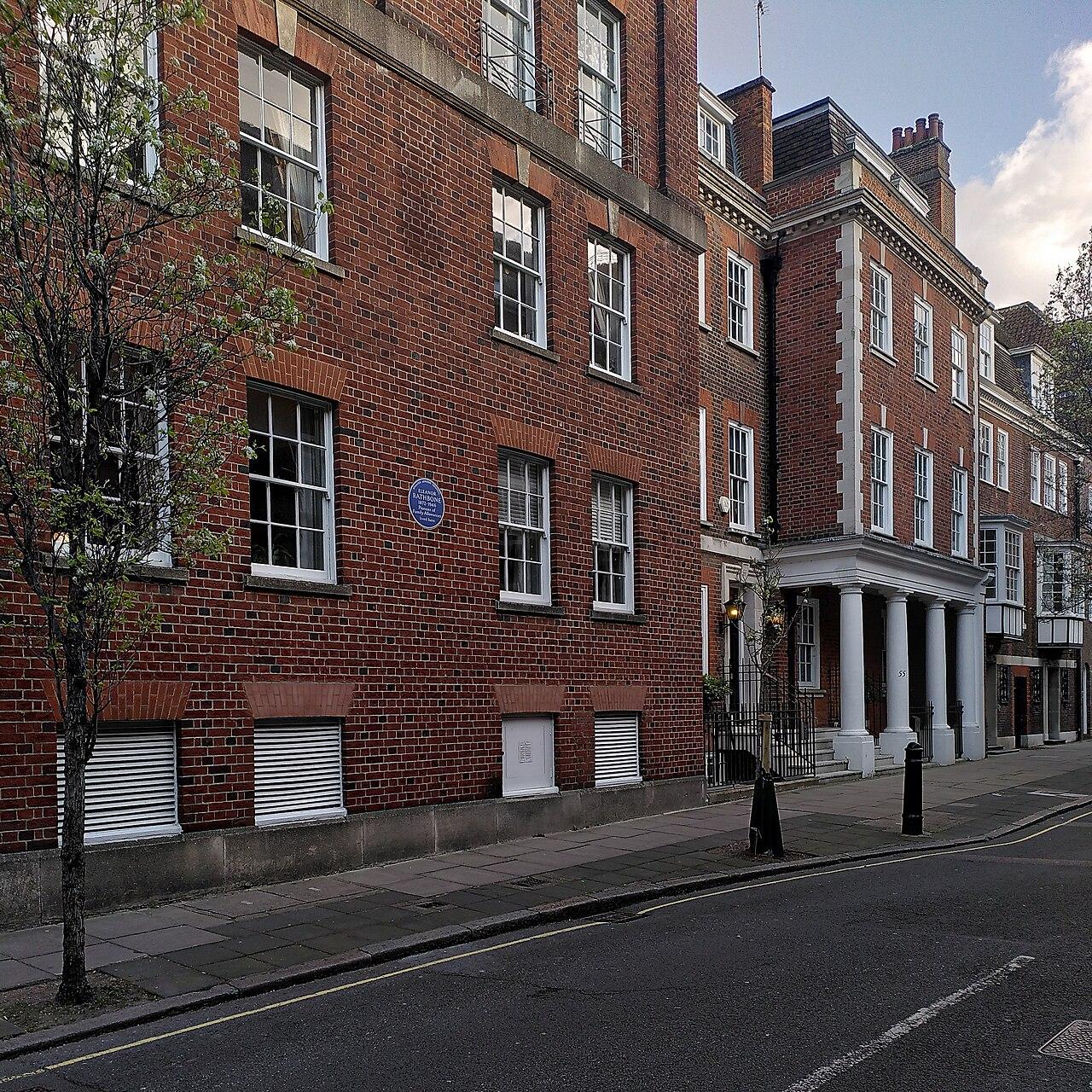 Tufton Street in Westminster in March 2026. The Critic gives its address as 11 Tufton Street.