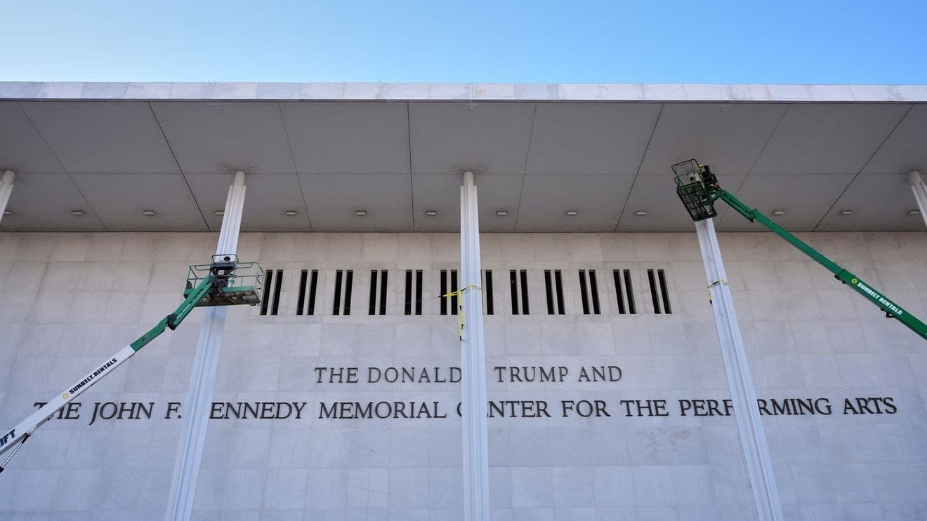 Historic preservation groups sue Trump to block Kennedy Center changes.