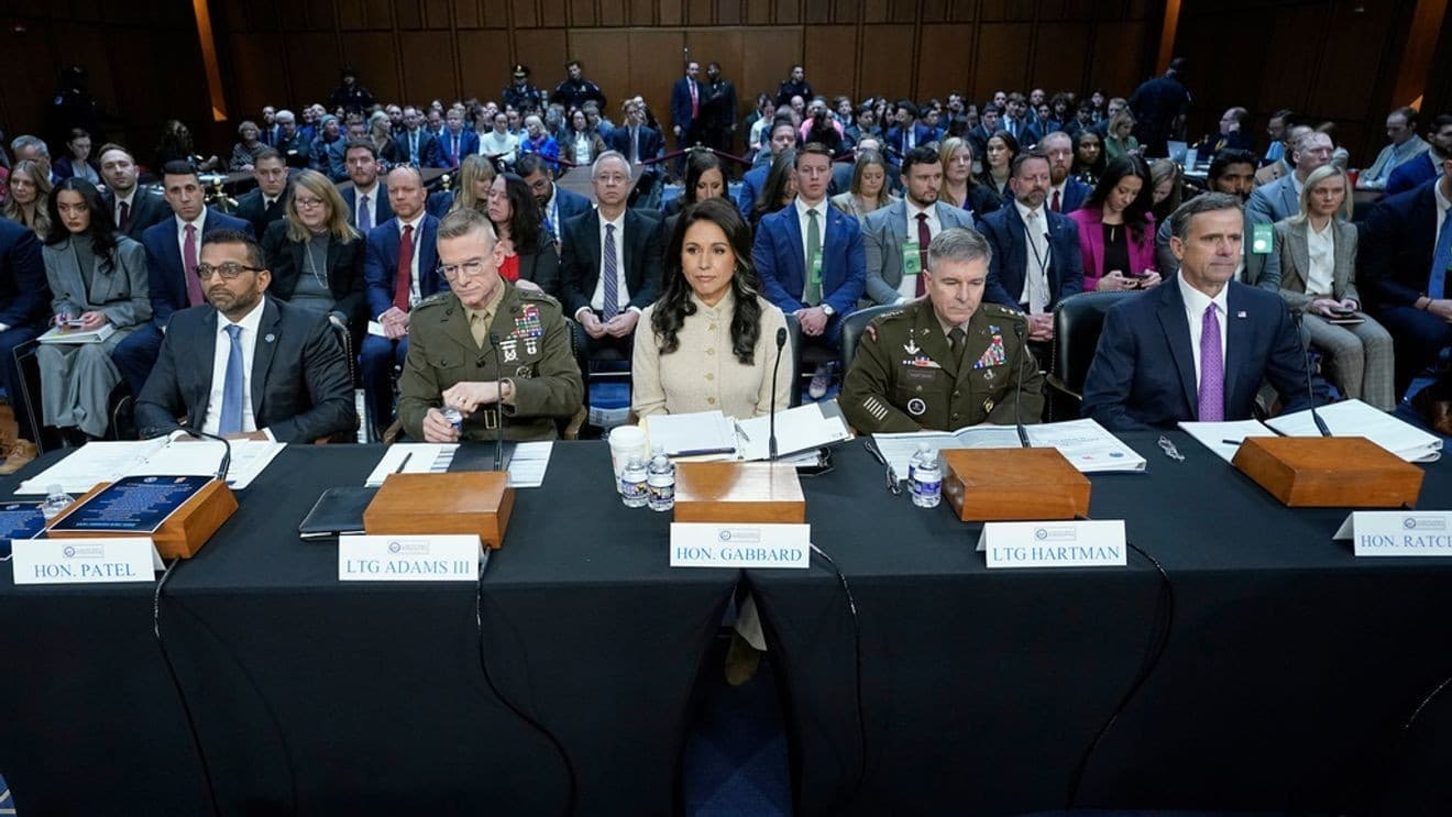 Gabbard Testifies Before Senate Select Committee on Intelligence as Aide Resigns Over Iran War