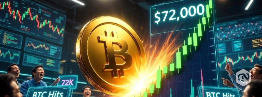 Investors Drive Bitcoin to $72K Amid Four-Day ETF Inflow Surge