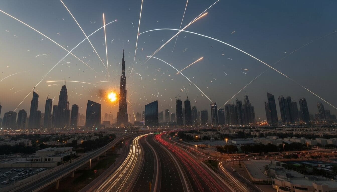 Iran Attacks Dubai With Ballistic Missiles and Drones; UAE Evacuates Burj Khalifa, Intercepts Projectiles