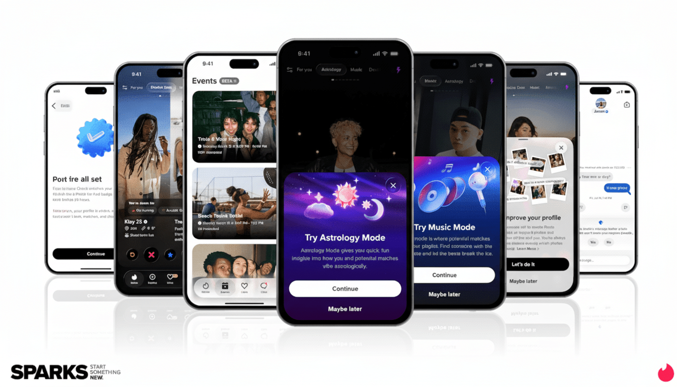 Tinder Overhauls App, Adds AI Matchmaking, Live Events and Safety Upgrades to Court Gen Z