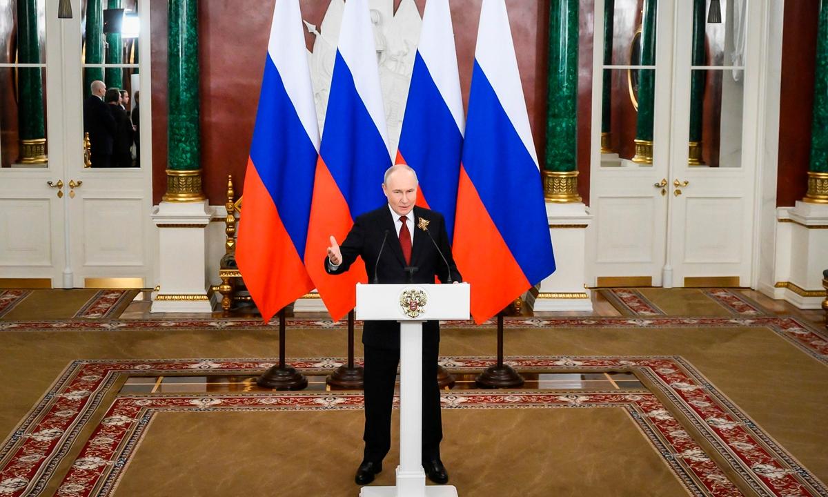 Putin Says Russia-China Cooperation Maintains Stability After Moscow Victory Day Parade