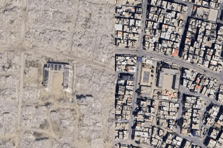 Google Maps Shows Gaza’s Rubble As UNRWA Says 200,000 Buildings Damaged