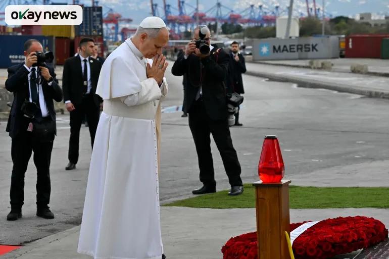 Pope Leo Prays at Beirut Port Blast Site, Urges Lebanon to Reject Armed Struggle and Embrace Peace
