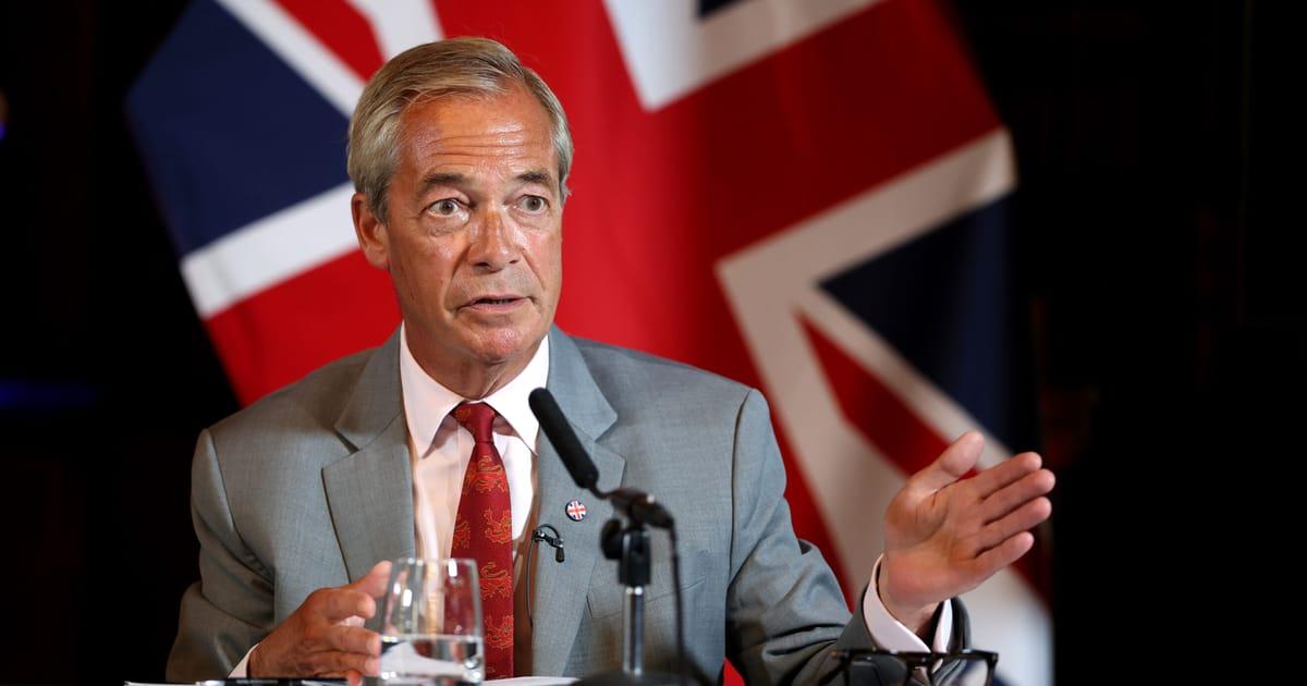 Nigel Farage Threatens Overhaul Of House Of Lords And Judges Appointments