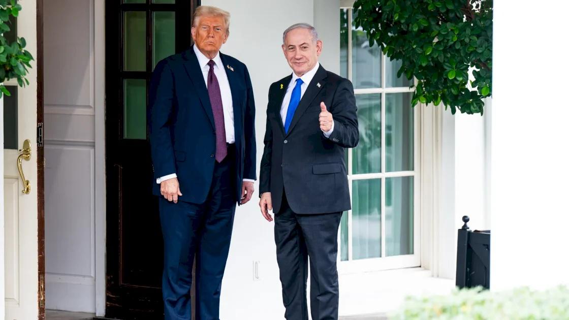 What took place at the meeting between Netanyahu and Mladenov regarding Gaza, and who attended it?