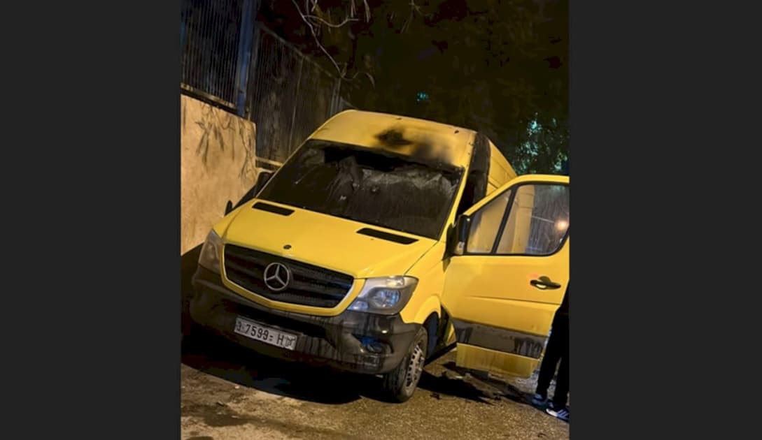 Israeli settlers set fire to health clinic and truck in Burqa village east of Ramallah