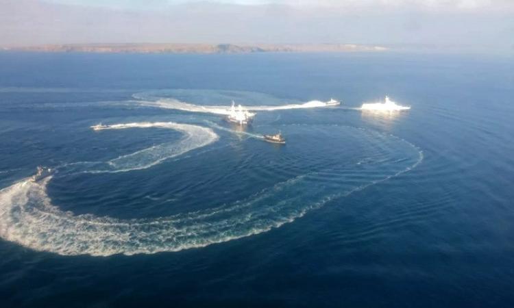 Ukrainian Drones Attack Russian Cargo Ship, Sink Wheat Freighter in Sea of Azov