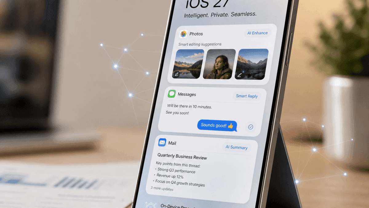 Beyond Siri: Here are the practical AI features coming to your iPhone in iOS 27