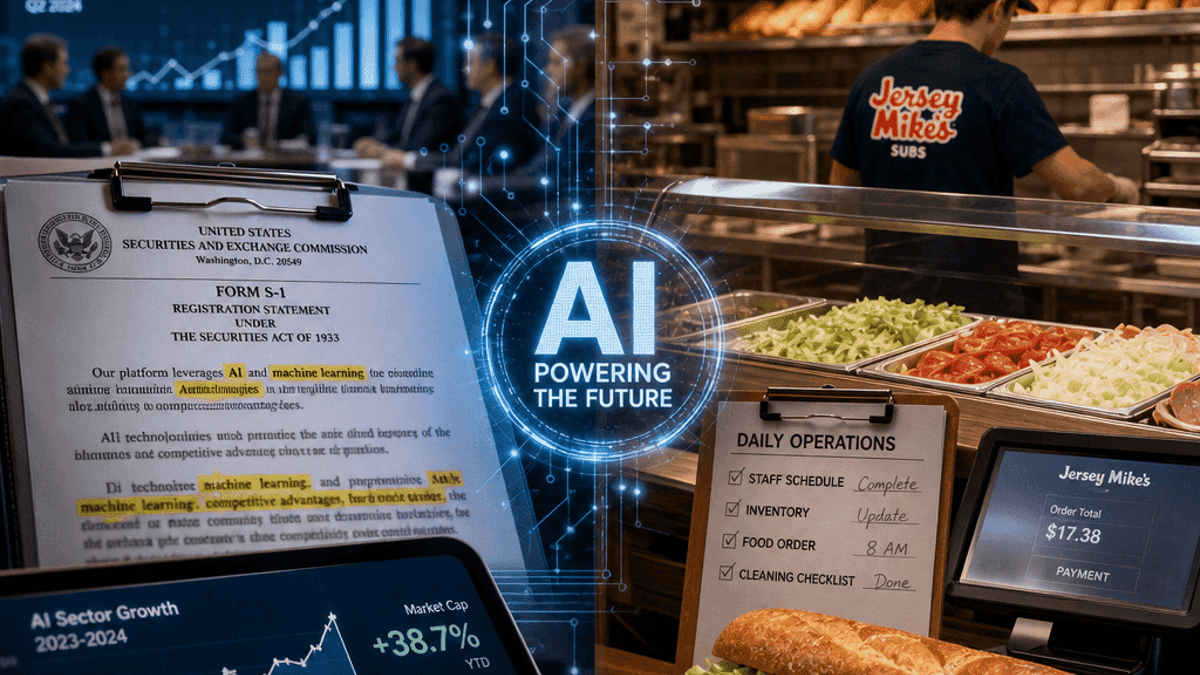 Jersey Mike’s S-1 Filing Mentions Artificial Intelligence 22 Times Ahead of IPO