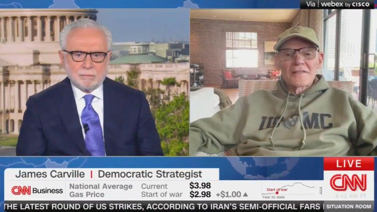 James Carville Blasts CNN, ABC, NBC for Skipping Trump’s Thursday Night Speech