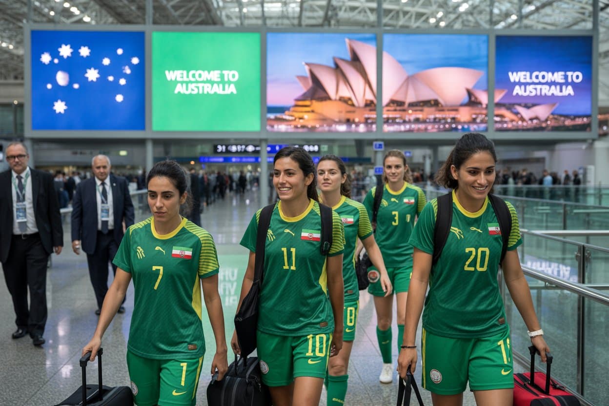 Australia Grants Asylum to Seven Iranian Women's Football Team Members