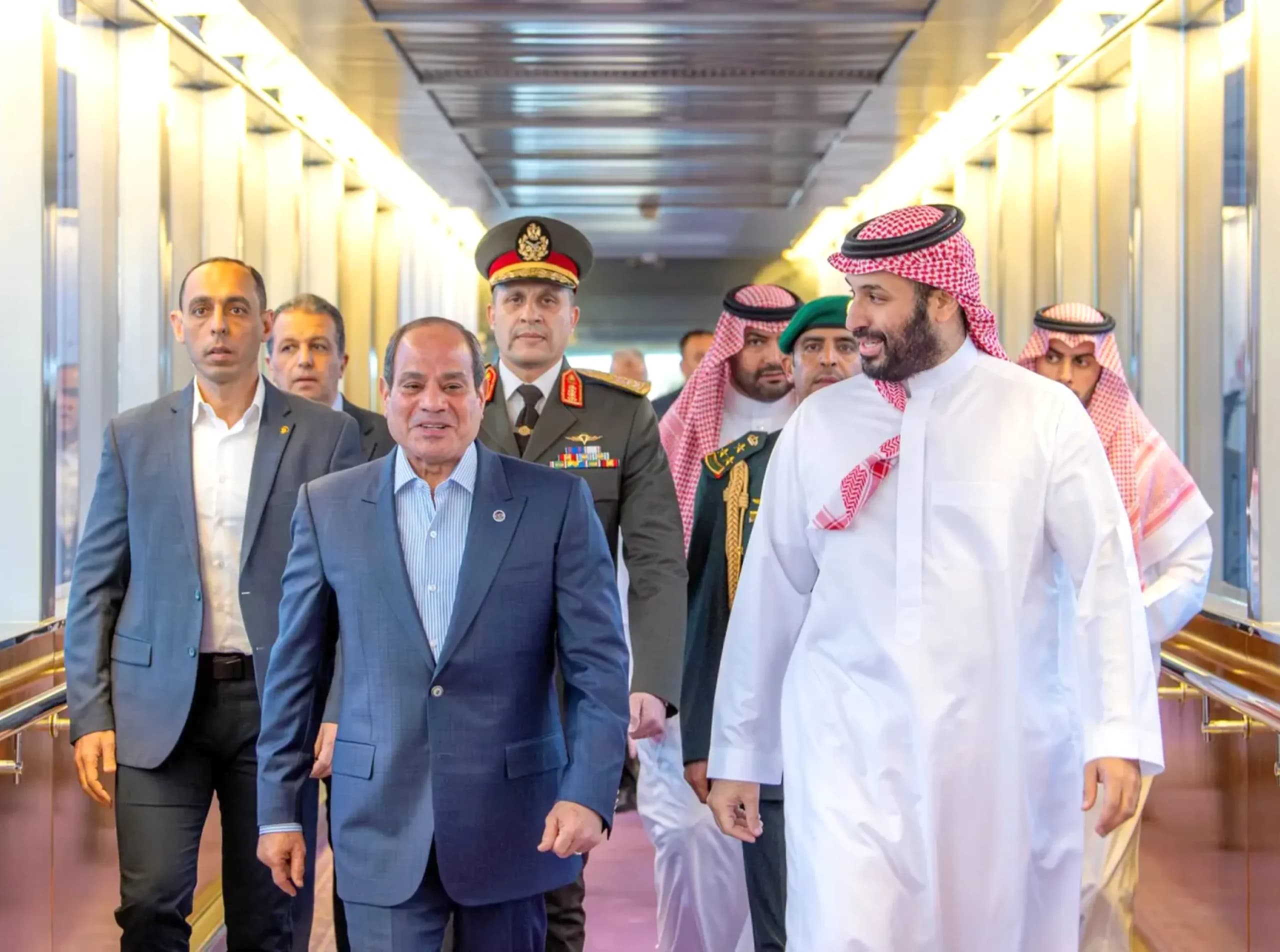 Iran Attacks Threaten Security, Saudi Crown Prince Mohammed bin Salman and Egyptian President Sisi Say