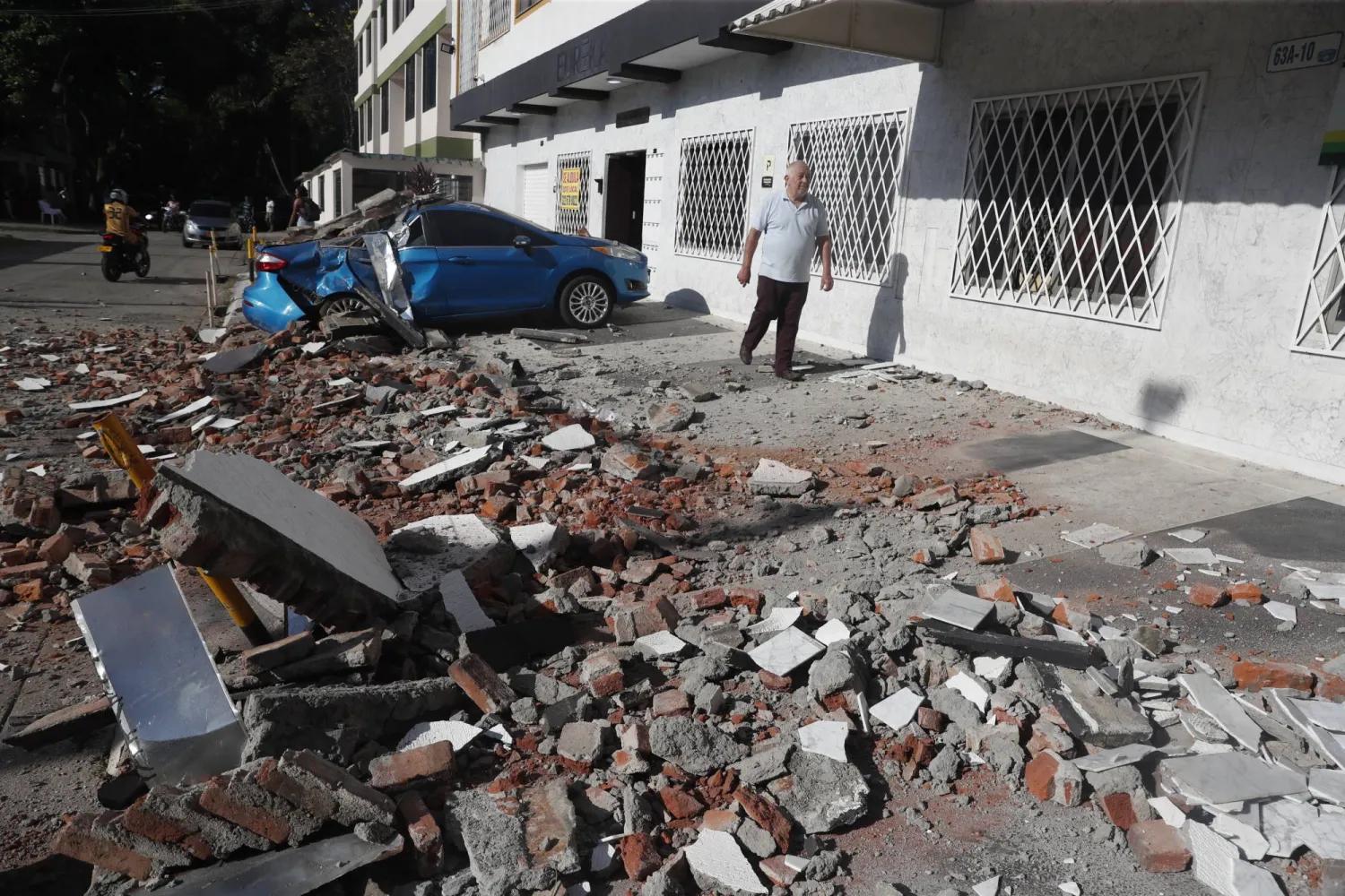 Colombia Declares Three Days Of Mourning After 7.4 Earthquake Kills 216