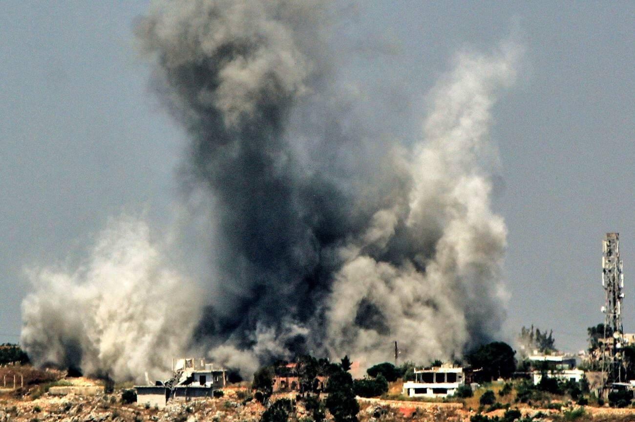 Israeli Forces Bomb Tallousa and Houla in South Lebanon, Killing Two in Mayfadoun