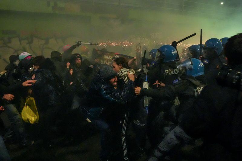 Milan Police Fire Tear Gas, Arrest Protesters After Anti‑Olympics Rally Turns Violent