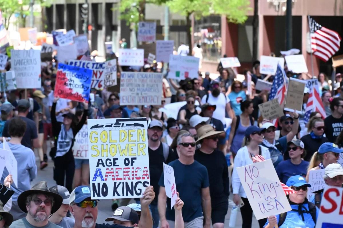 No Kings Organizers Claim 3,100+ Protests Across 50 States Against President Donald Trump