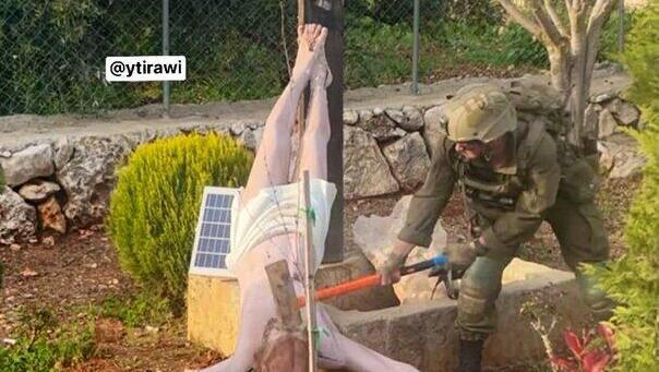IDF Punishes Israeli Soldiers After Sledgehammer Vandalism of Jesus Statue in Debel, Lebanon
