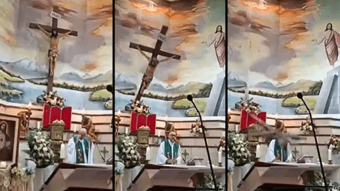 Patricio Sanchez Killed When Crucifix Falls During Mass at Our Lady of Perpetual Help in Guayaquil