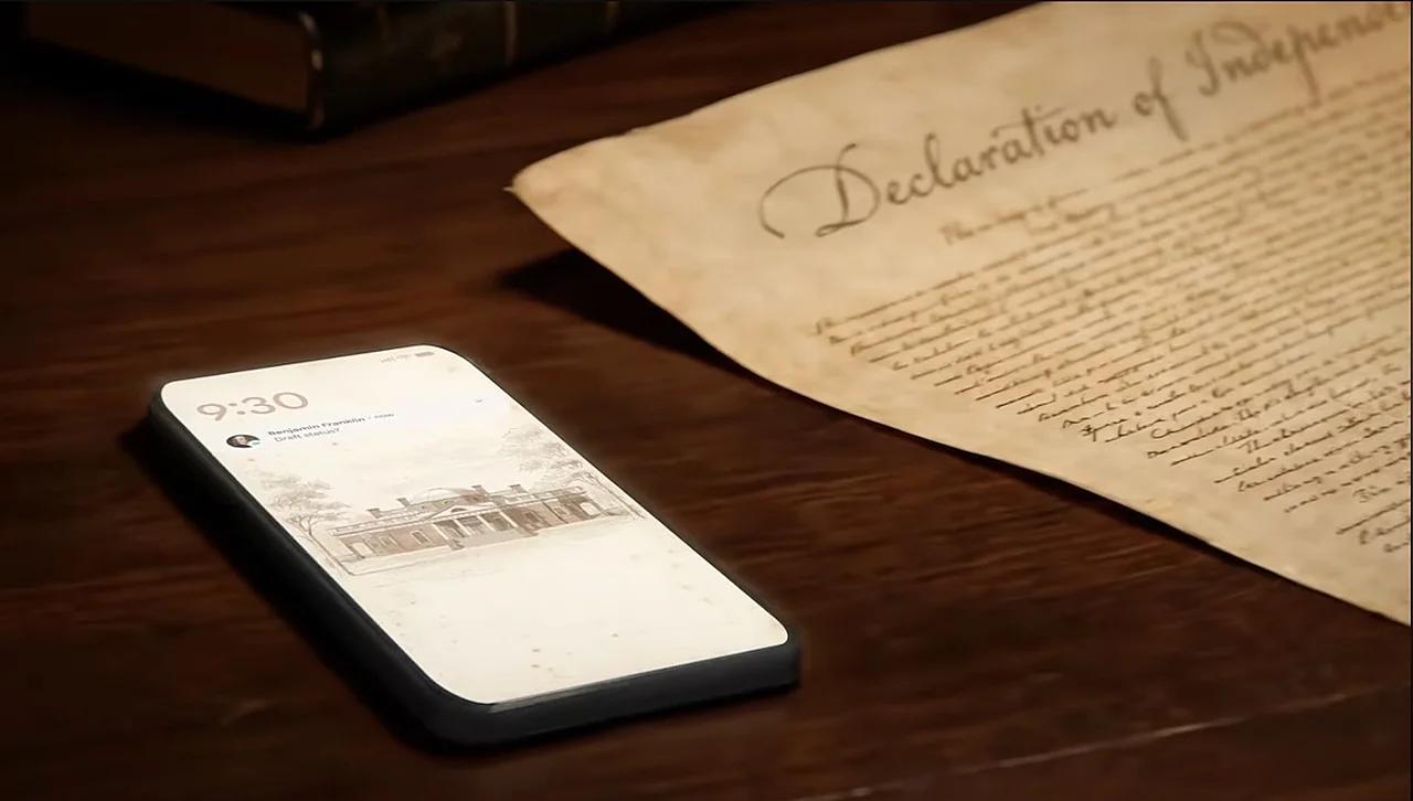 Google Unveils July 4 Ad Reimagining the Declaration of Independence With Gemini AI