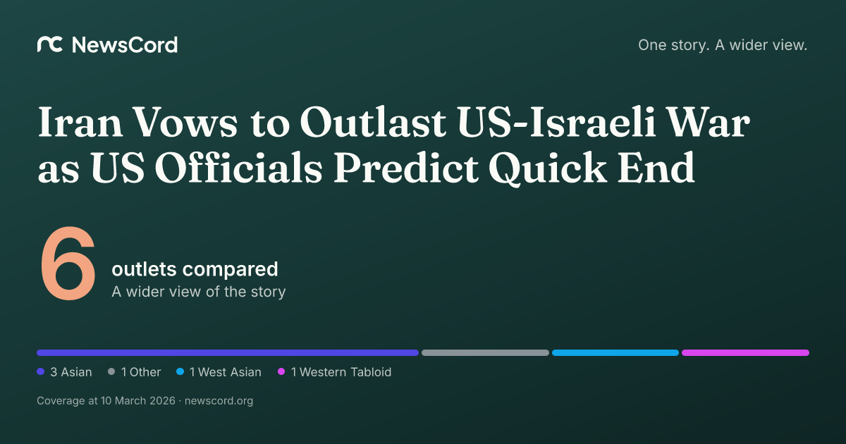 Iran Vows to Outlast US-Israeli War as US Officials Predict Quick End ...